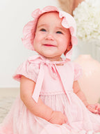 Baby Girls Baby Pink Bonnet