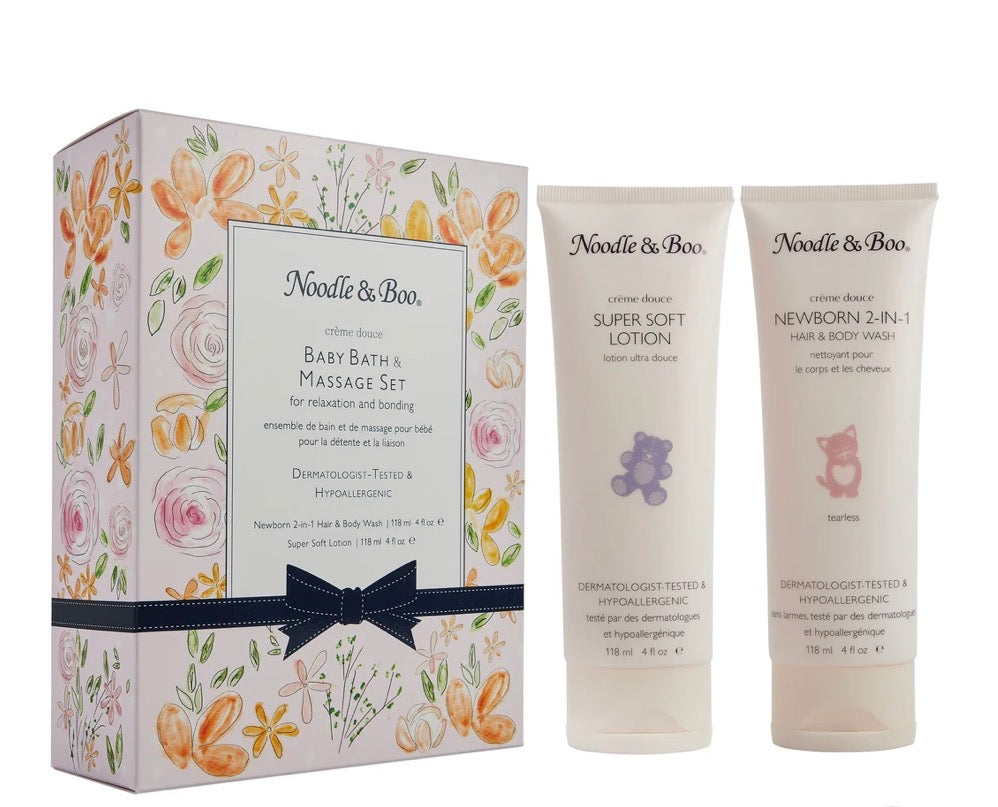 Baby Bath & Message Set - Crème Douce
