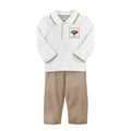 Turkey Hand Picture Smocked Top & Pant Set