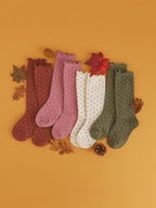 Dottie Knee Socks - Vanilla
