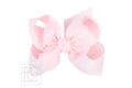 SCALLOPED EDGE BOW: Powder Pink