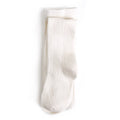 Fancy Knit Tights - Ivory