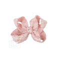 SCALLOPED LACE FLOWER BOW