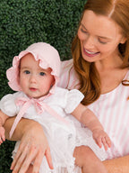 Baby Girls Baby Pink Bonnet