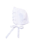Baby Girls White Bonnet