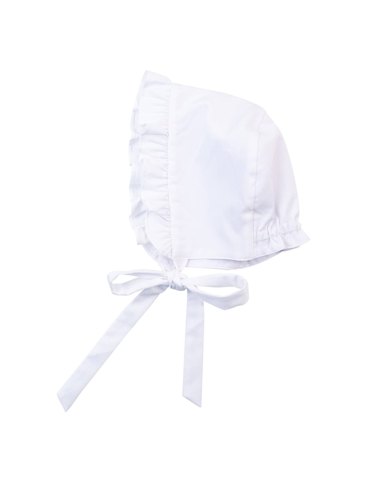 Baby Girls White Bonnet