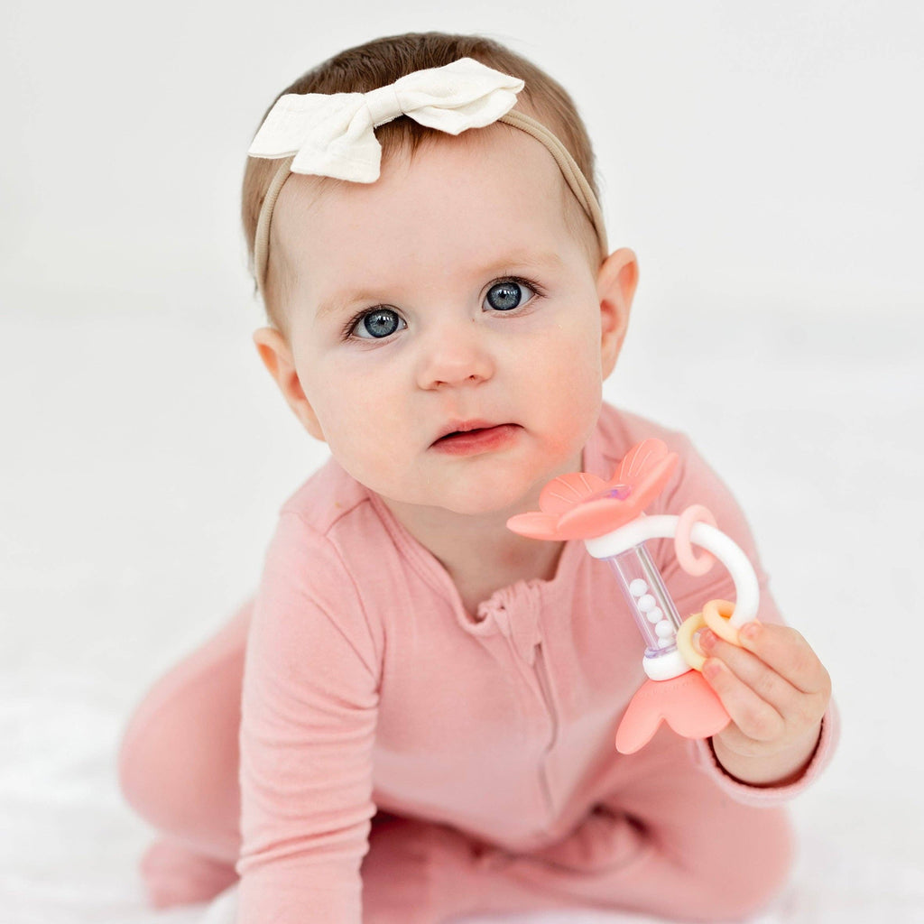 Flower Teether Rattle Toy
