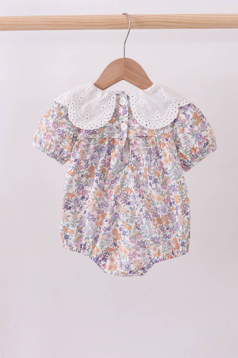 Red Floral Lace Bubble